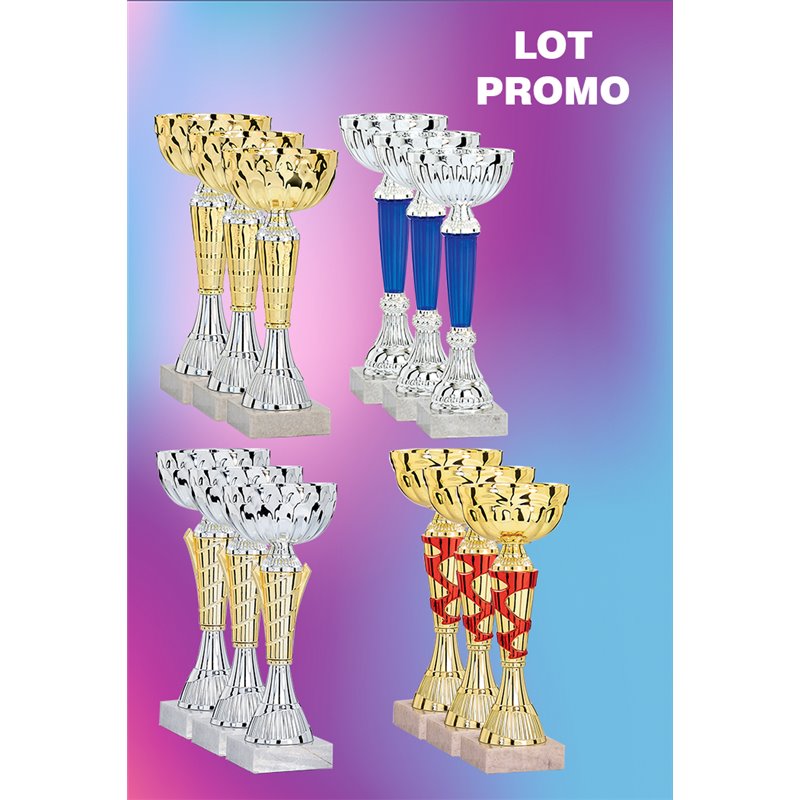 Lot de 12 Coupes : 2025-1