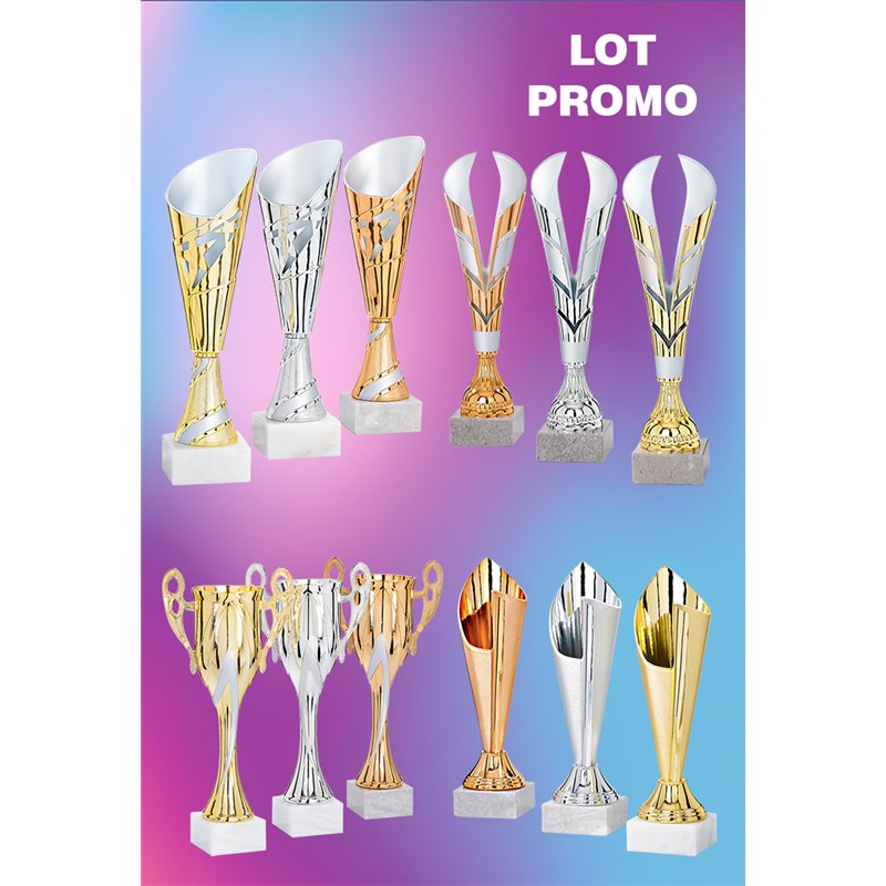 Lot de 12 Coupes : 2025-2