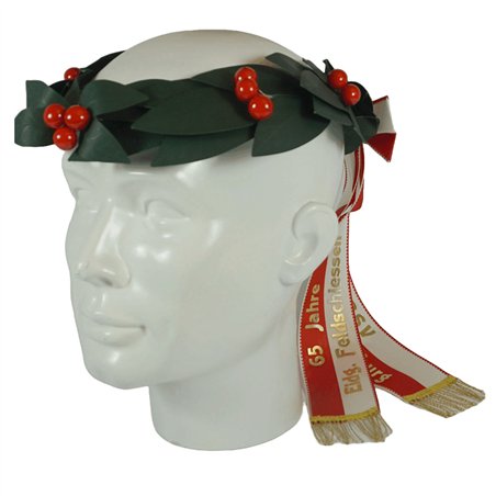  Couronne de tête en laurier, vert 