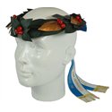 Couronne de tête en laurier, 8 garnitures en bronze