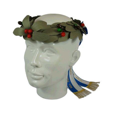  Couronne de tête en olivier, vert 