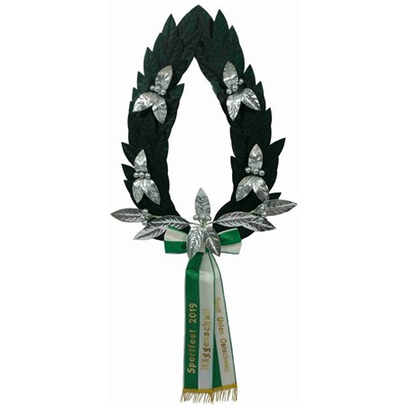 Couronne de section avec 42 garnitures en argent