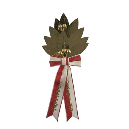 Palme 10 feuilles, entièrement en or