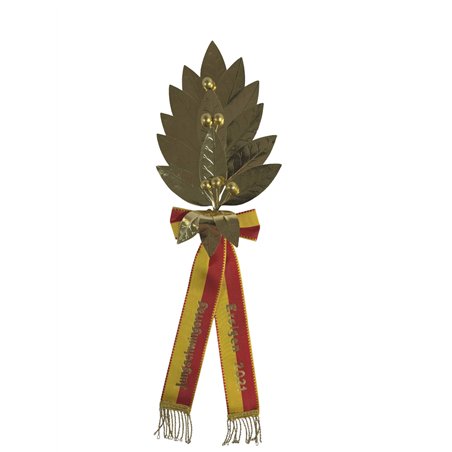 Palme 16 feuilles, entièrement en or