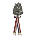 Palme 16 feuilles, entièrement en argent