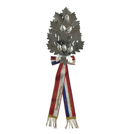 Palme 16 feuilles, entièrement en argent