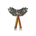 Palme demi-couronne, 26 feuilles, entièrement en argent