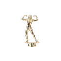 Figurine sportive musculation femme - D101
