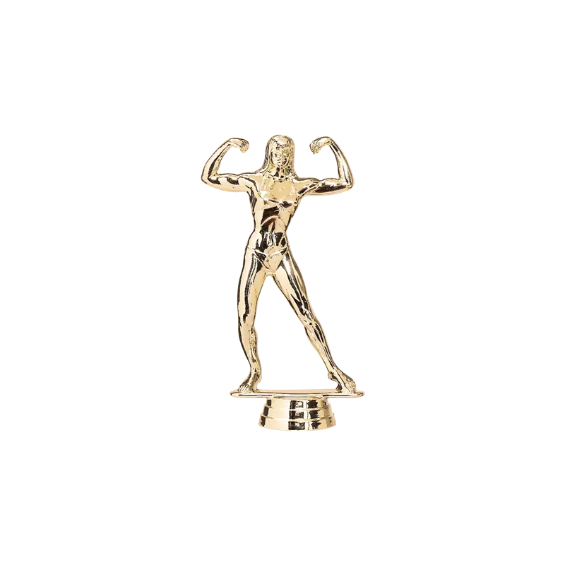 Figurine sportive musculation femme - D101
