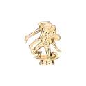 Figurine sportive lutte - D122