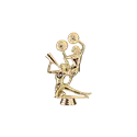 Figurine sportive pompom girl - D126
