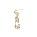 Figurine sportive golf homme - D20