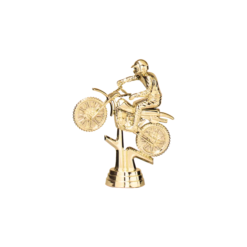 Figurine sportive moto trial - D33