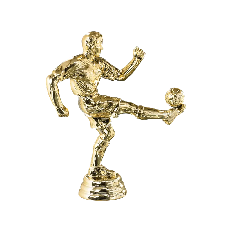 Figurine sportive football dorée - D36G