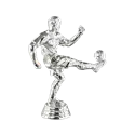 Figurine sportive football argentée - D36S