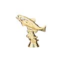 Figurine sportive poisson - D37