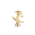 Figurine sportive ski - D52