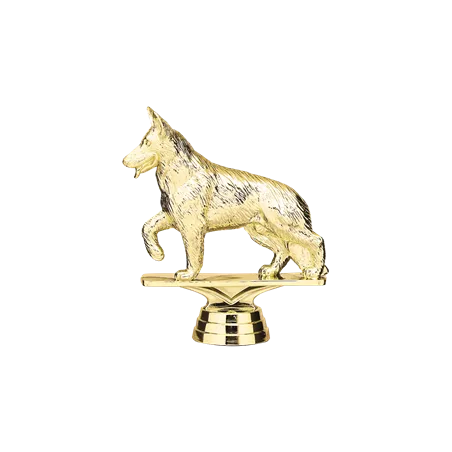 Figurine sportive chien - D64