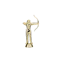 Figurine sportive Tir à l'arc féminin - D69