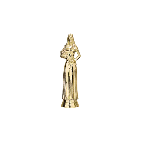 Figurine sportive mariée - D71