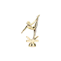 Figurine sportive gym féminine - D72
