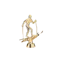 Figurine sportive ski de fond - D78
