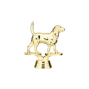 Figurine sportive chien - D84