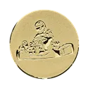 Pastille rigide autocollante - CK036