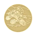 Pastille rigide autocollante - CK049