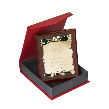 Plaque de distinction avec écrin - 187-11