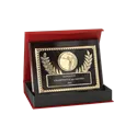 Plaque de distinction avec écrin - 186-41