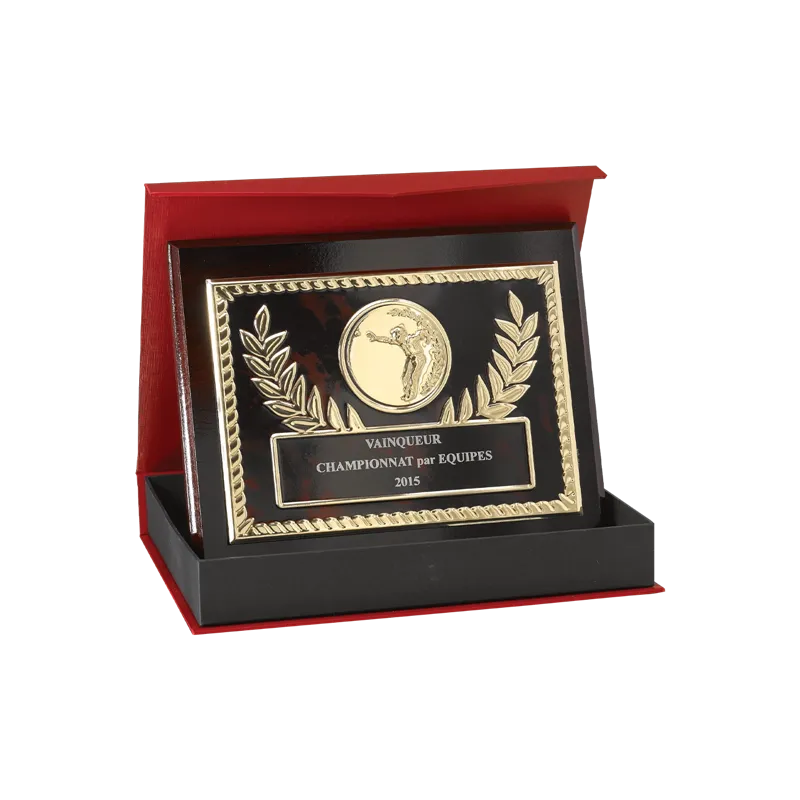Plaque de distinction avec écrin - 186-41