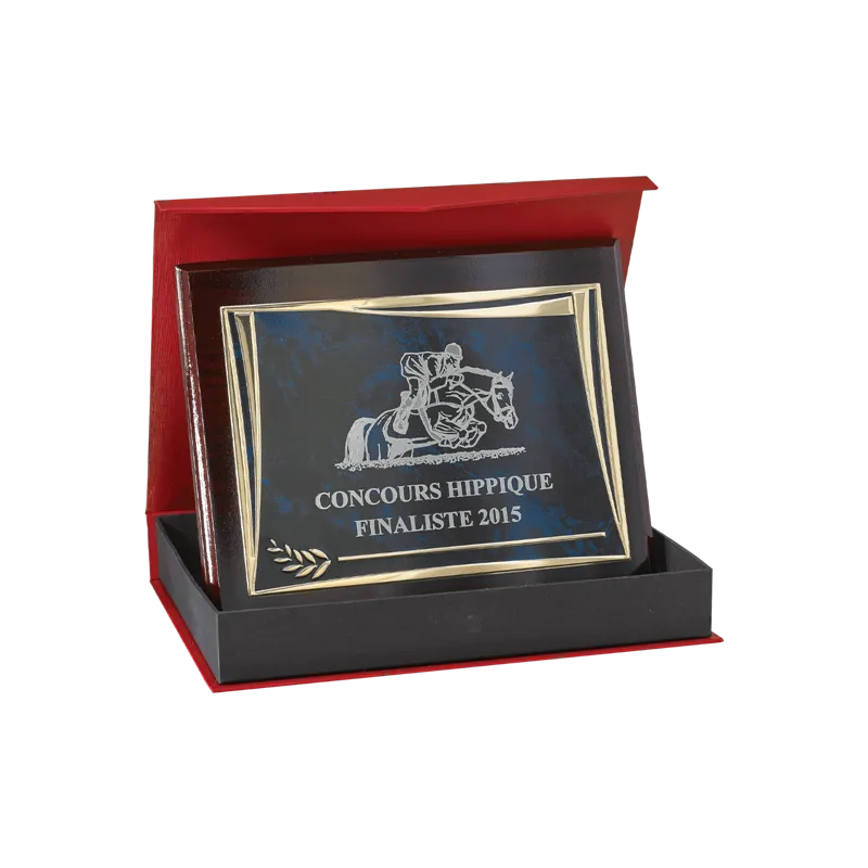 Plaque de distinction avec écrin - 186-51
