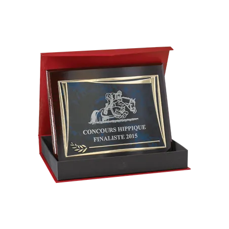 Plaque de distinction avec écrin - 186-51