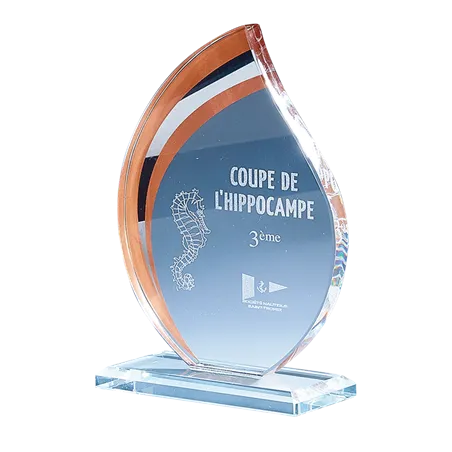 Trophée en verre P.170 Cuivre - 170-01