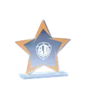 Trophée en verre P.173 Cuivre - 173-01