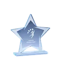 Trophée en verre P.173 Gent - 173-02