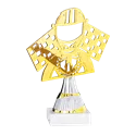 Trophée Metal Mot P115 - 55102