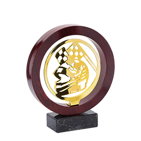 Trophée Metal Bois Auto P.118 - JX01