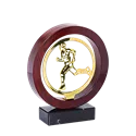 Trophée Metal Bois Pétanque P.118 - JX05