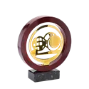 Trophée Metal Bois Cyclisme P.118 - JX06