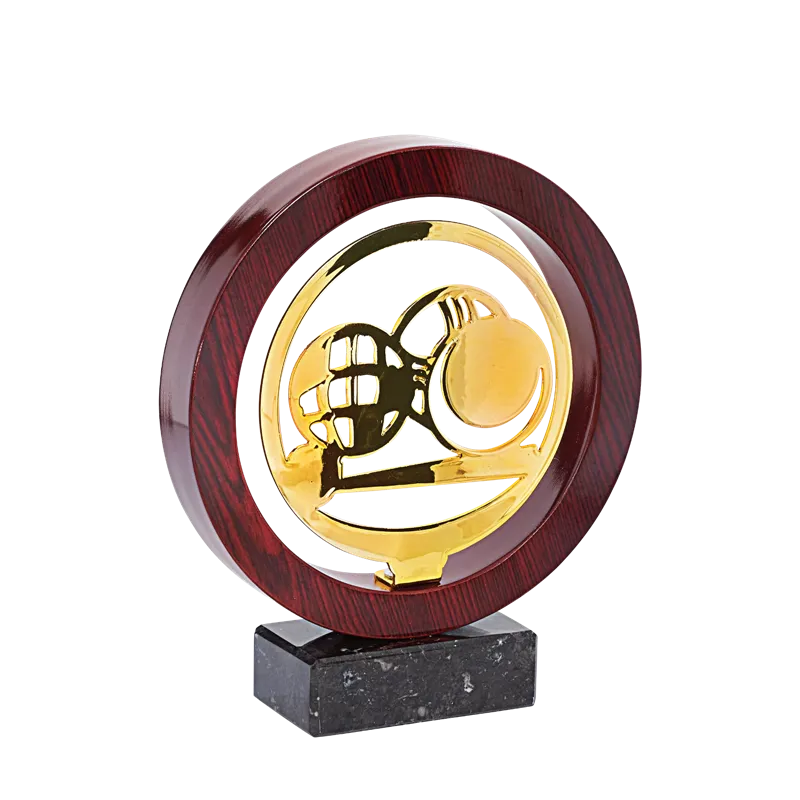 Trophée Metal Bois Cyclisme P.118 - JX06