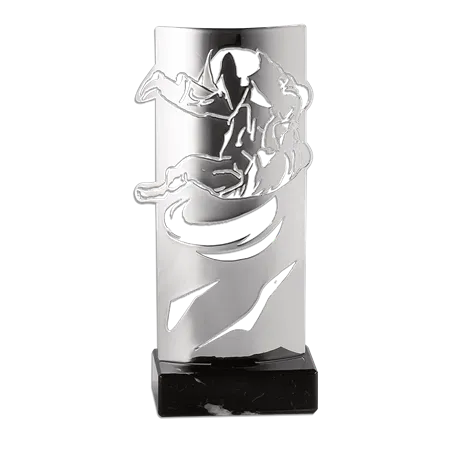 Trophée Metal Judo P118 - KX08