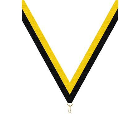 Ruban P.195 22 mm Jaune / Noir, - 6034
