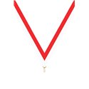 Ruban P.195 22 mm Rouge / Blanc, - 6035