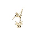Figurines sportives dorées