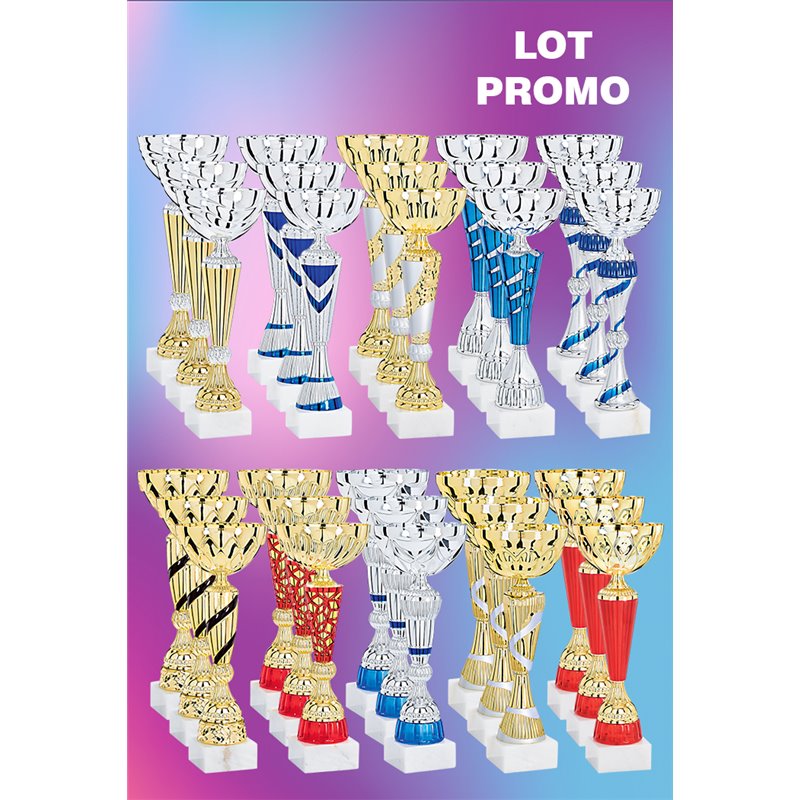 Lot de 30 Coupes : 2025-7