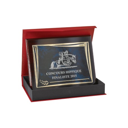 Plaques de distinction avec écrin