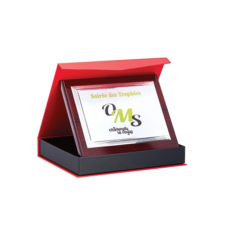 Plaques de distinction avec écrin