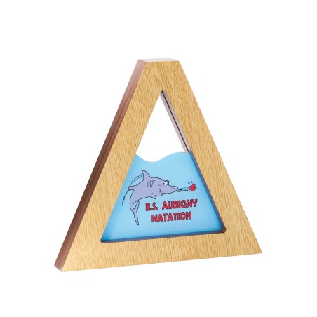 TR.BOIS ET ACRYGLASS P.150  25x26 cm AVEC MARQUAGE COULEUR